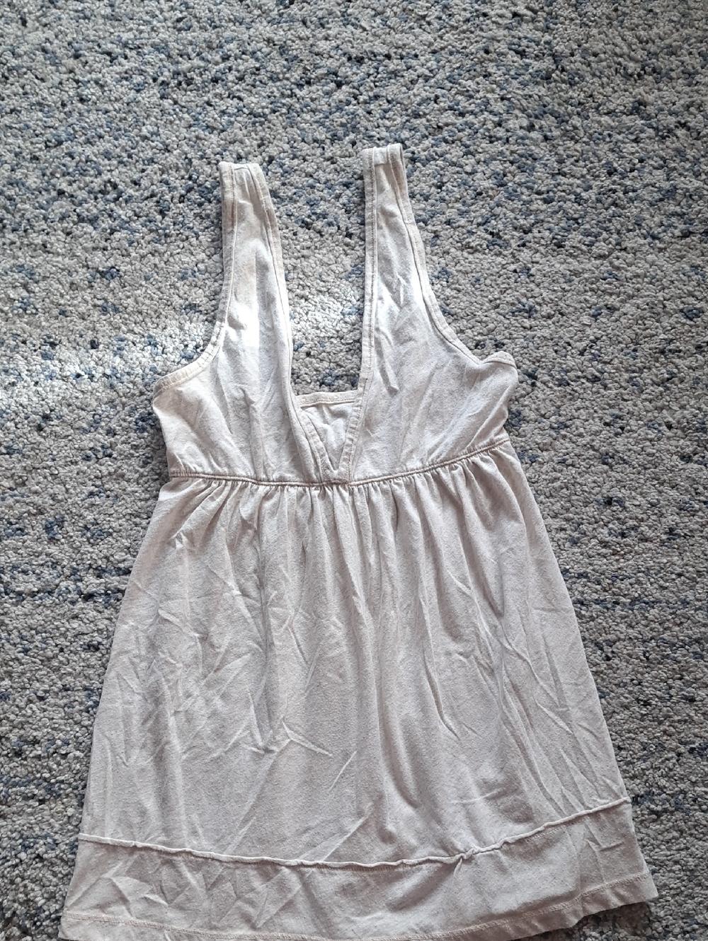 Abercrombie & Fitch Cream Tank Top